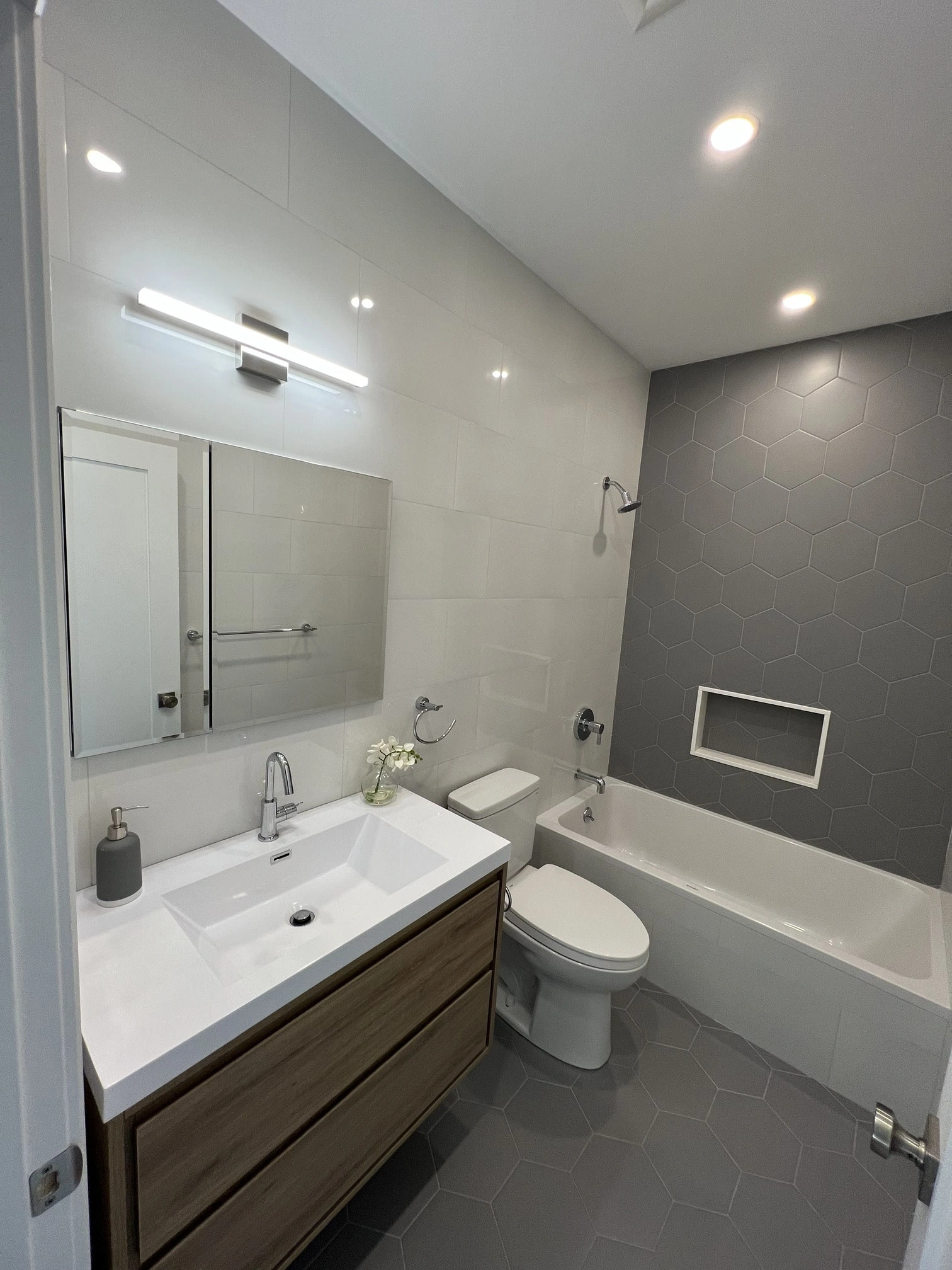 Bathroom Hexagon Porcelain Tile
